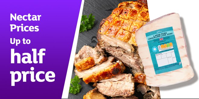 Save up to half price on roasting joints.